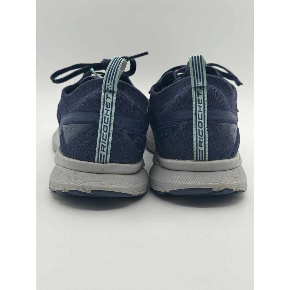 Brooks Ricochet 3 Womens Size 11 Blue Gray Walking Running Shoes Sneakers - Picture 7 of 16
